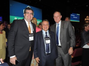 Woccu em Denver 2015 - Edson Georges Nassar, Roberto Rodrigues e Manfred Alfonso Dasenbrock