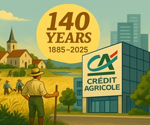 Crédit Agricole comemora 140 anos de história