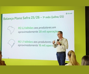 Sicredi já liberou R$ 5,2 bilhões no primeiro mês do Plano Safra 2025/2026 no Brasil